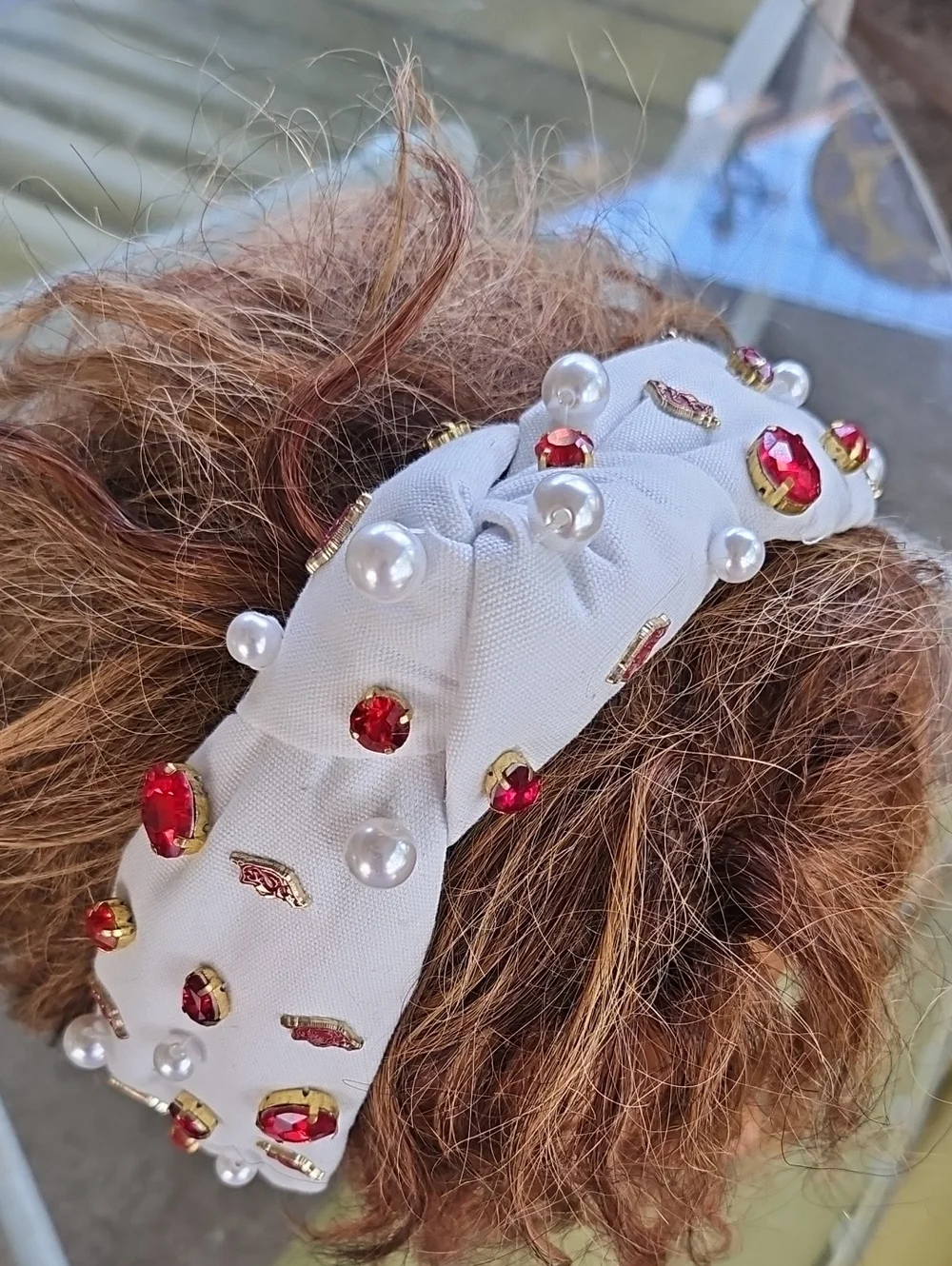 Brianna Cannon Arkansas Razerbacks Logo Headband